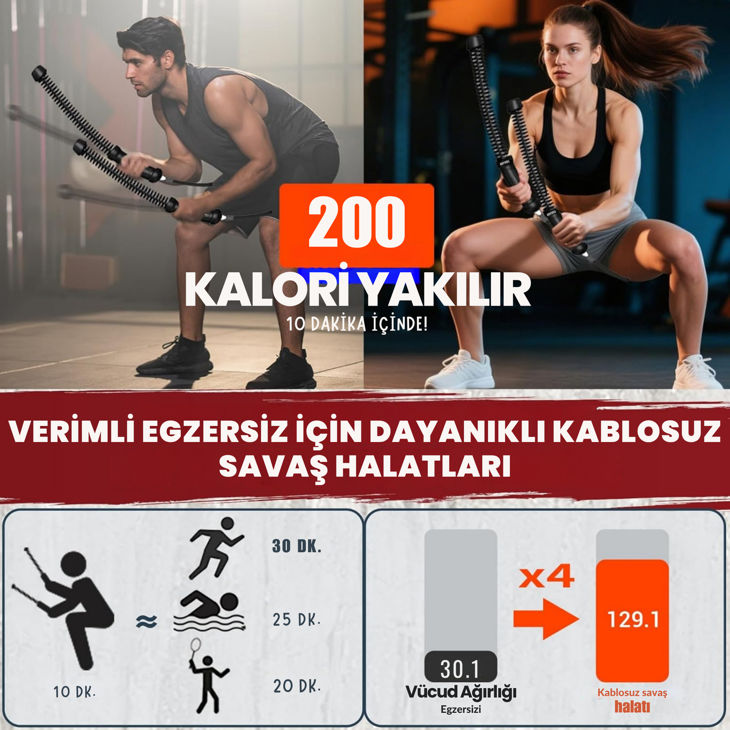 Oryvell™ Kinetik Spor Halatı